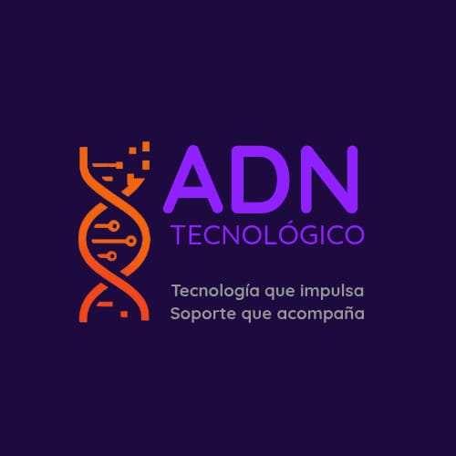 Logotipo de empresa ADNTecnologico